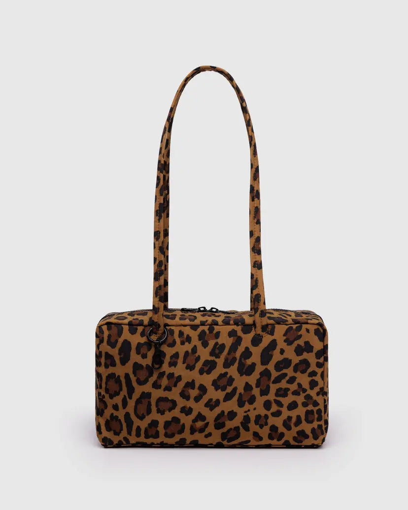 Nylon Bowler Bag- Leopard