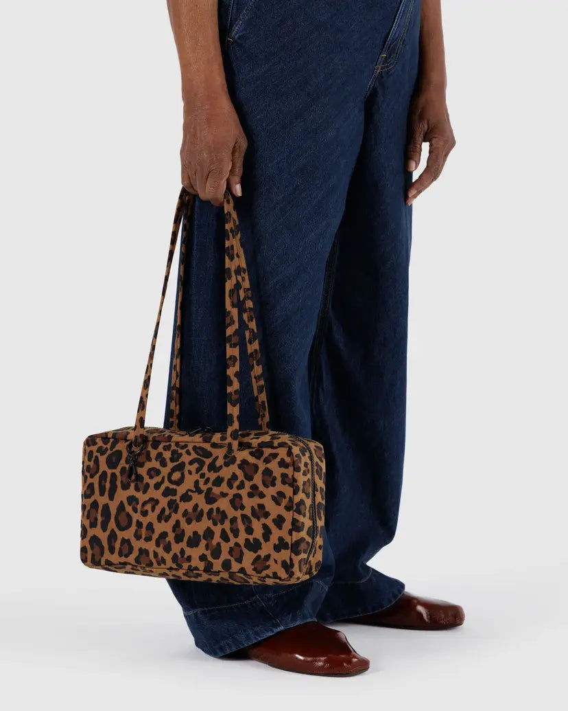 Nylon Bowler Bag- Leopard