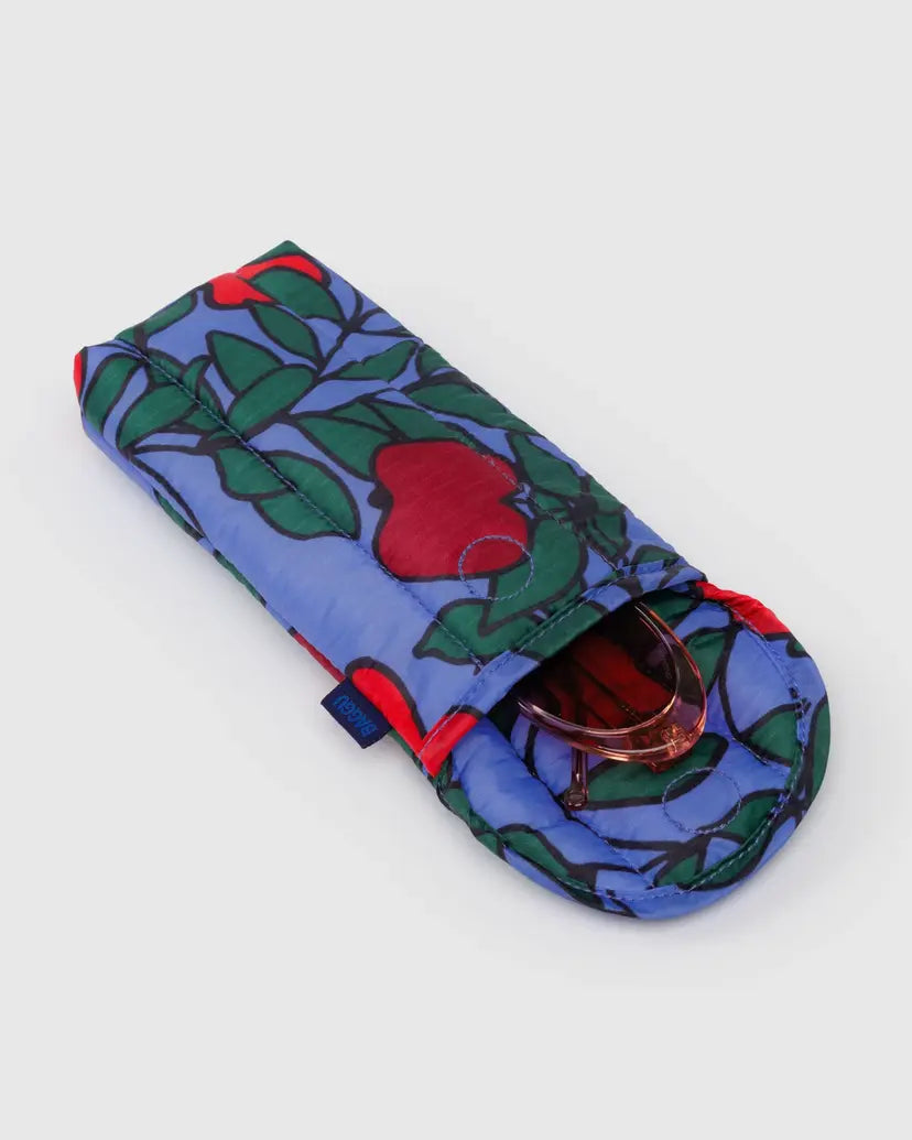 Puffy Glasses Sleeve- Apple Tree