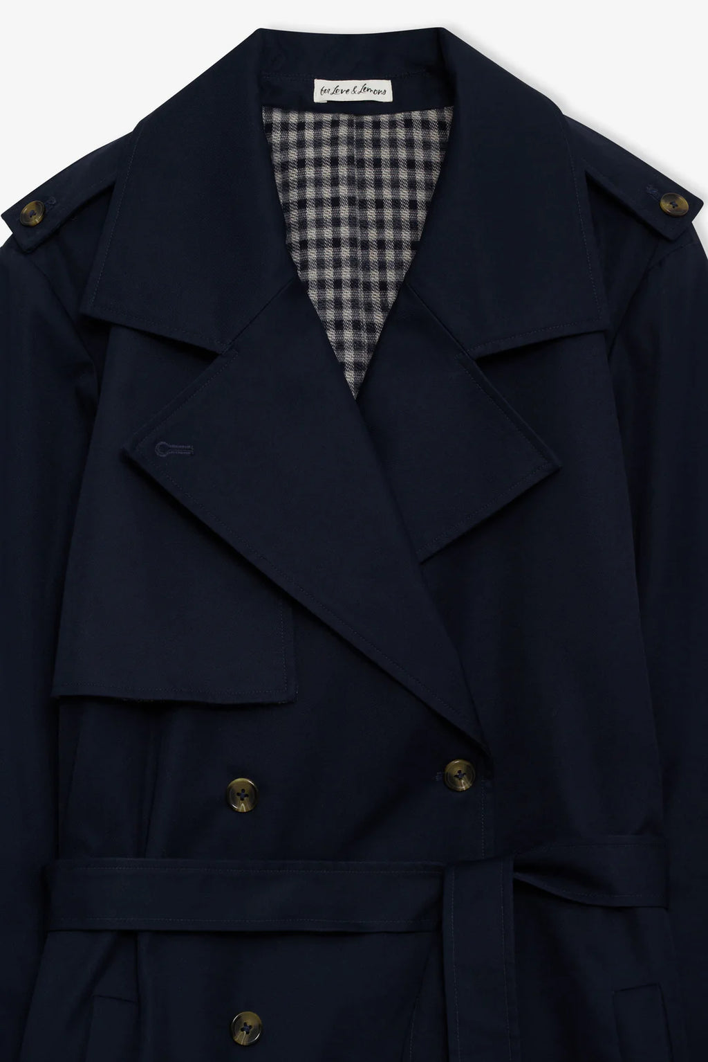 Reese Trench Coat - Navy