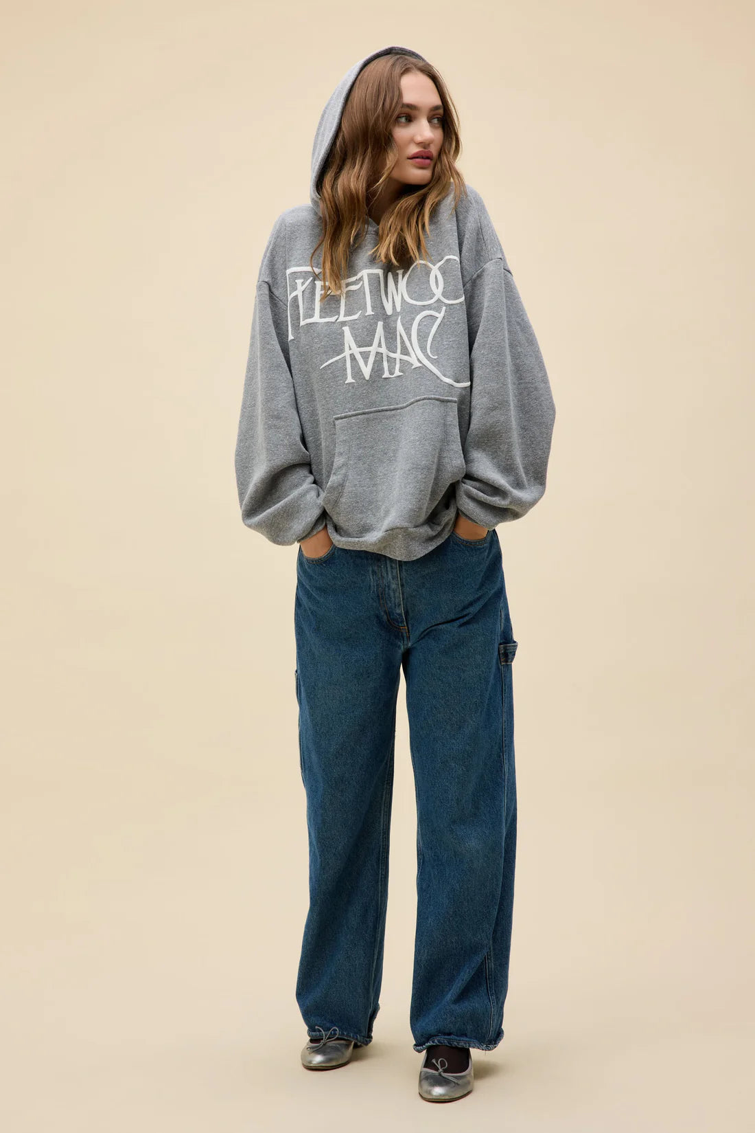 Fleetwood Mac Logo Oversized Hoodie