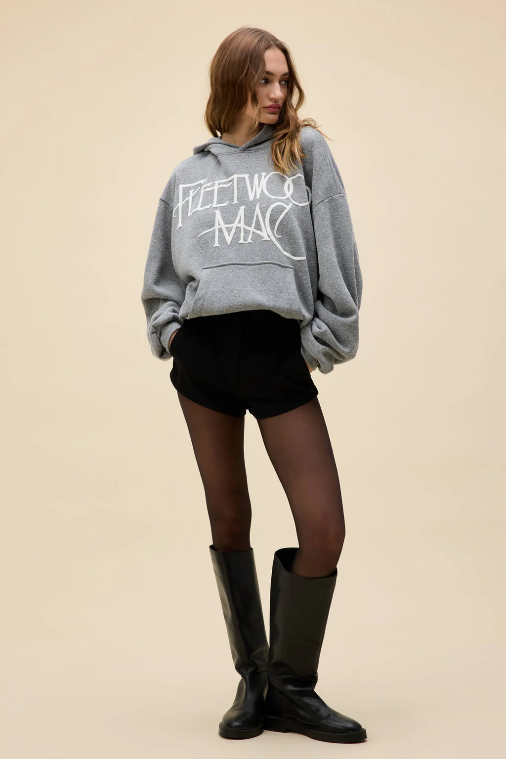 Fleetwood Mac Logo Oversized Hoodie
