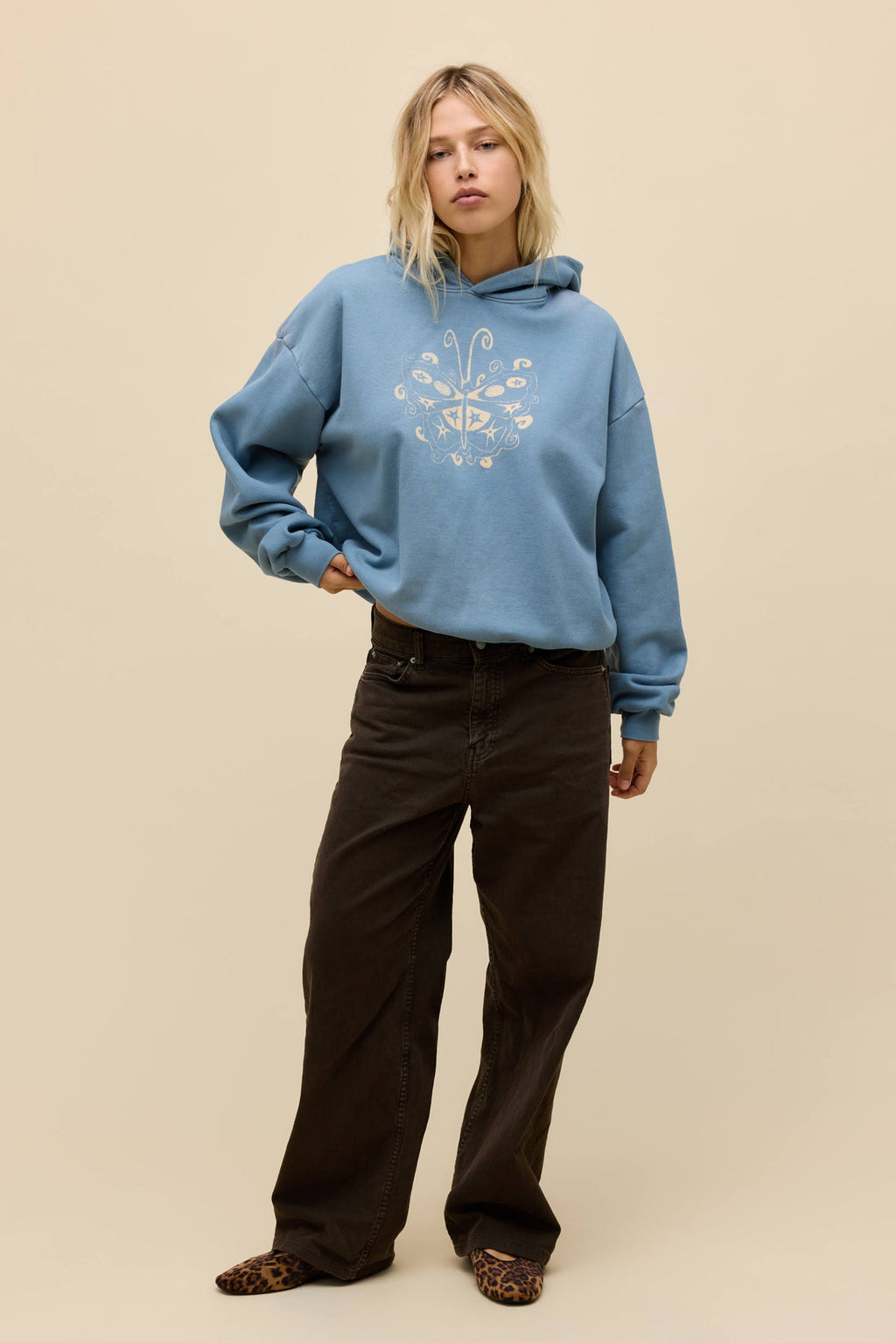 Witchy Butterfly Oversized Hoodie