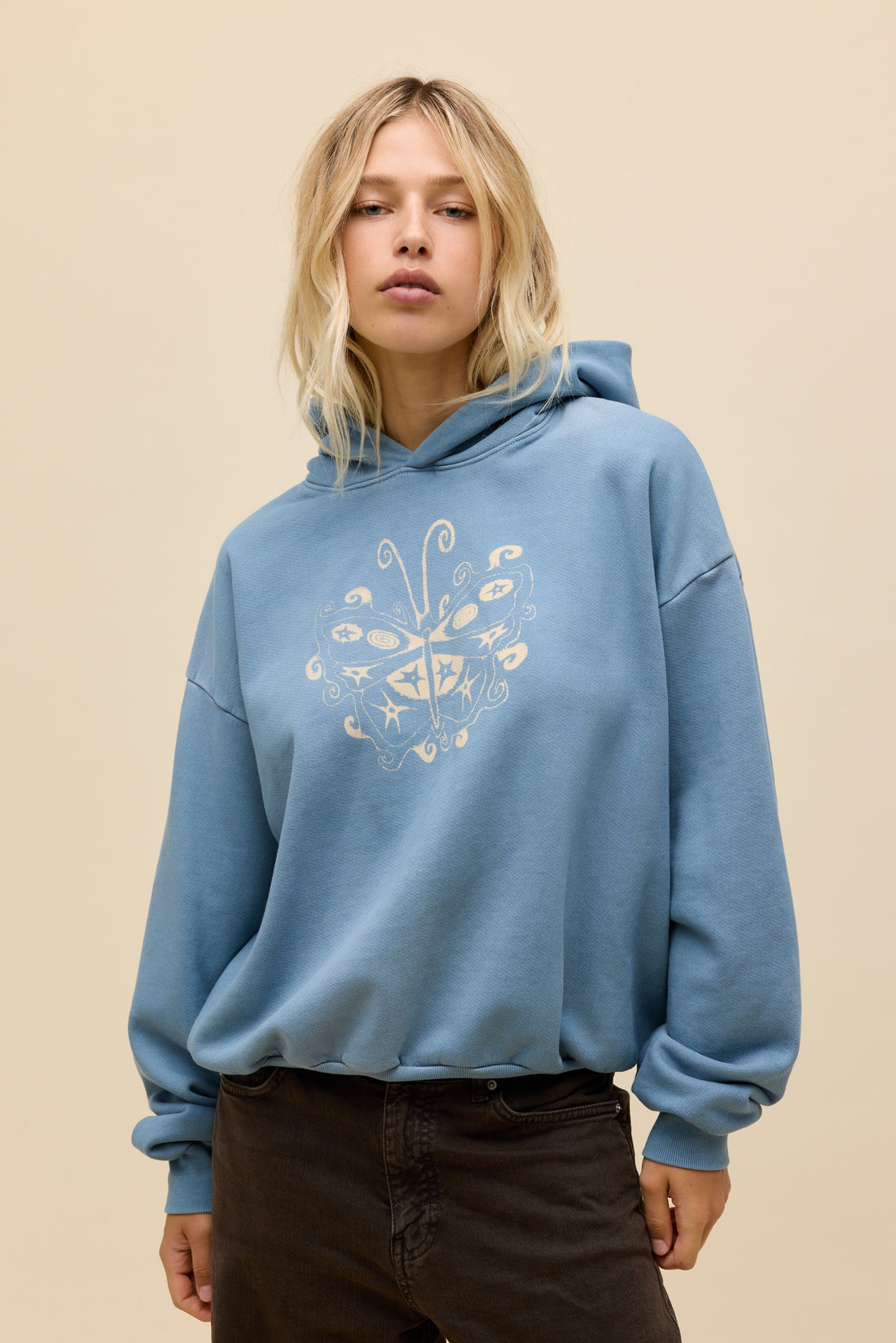 Witchy Butterfly Oversized Hoodie