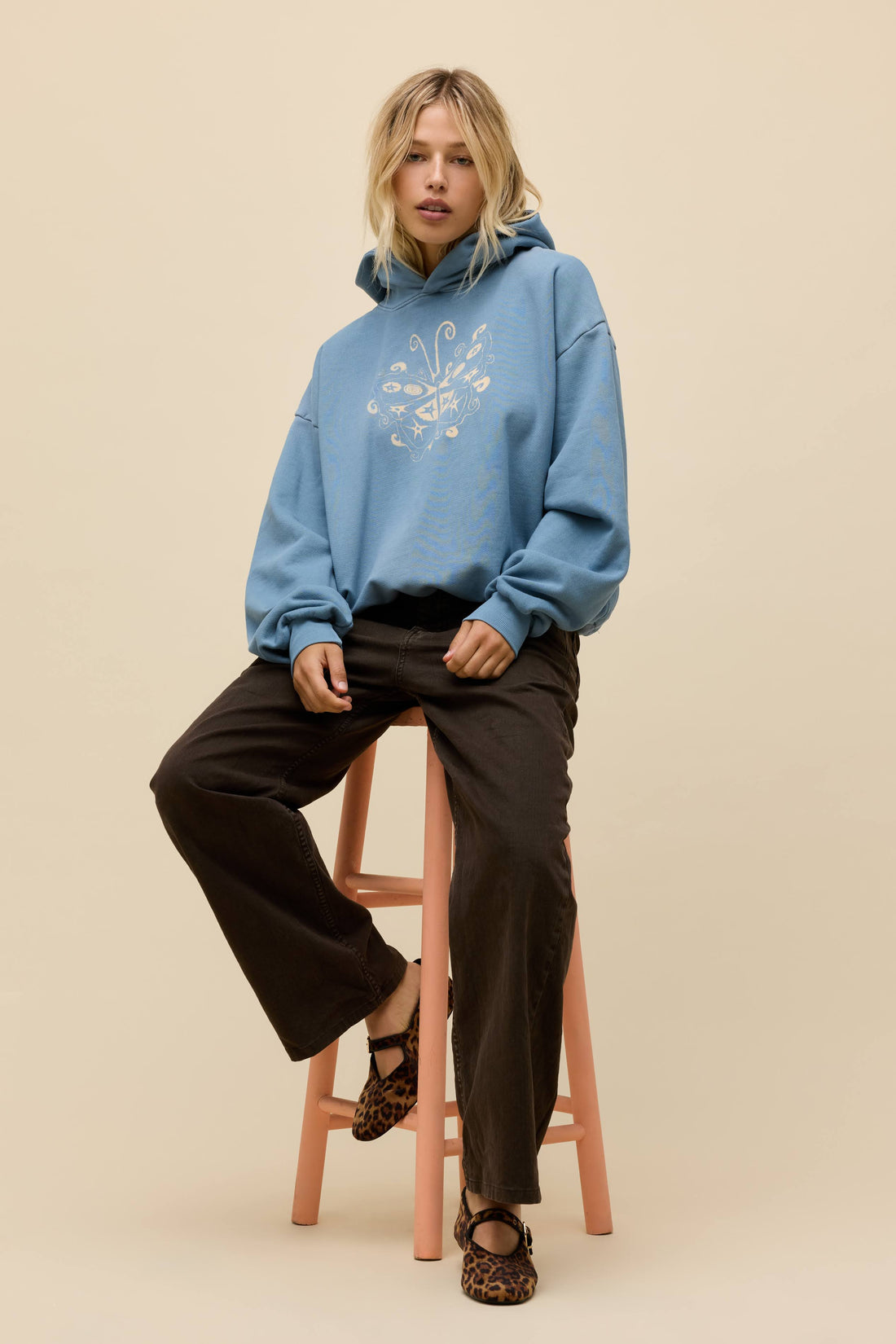 Witchy Butterfly Oversized Hoodie