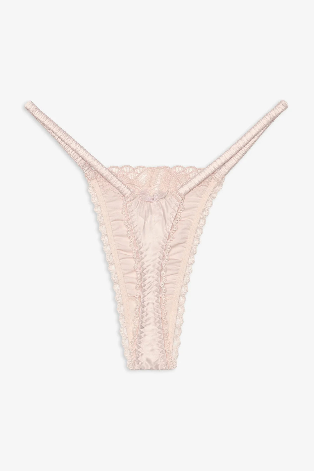 Seashell Beaded Thong Panty