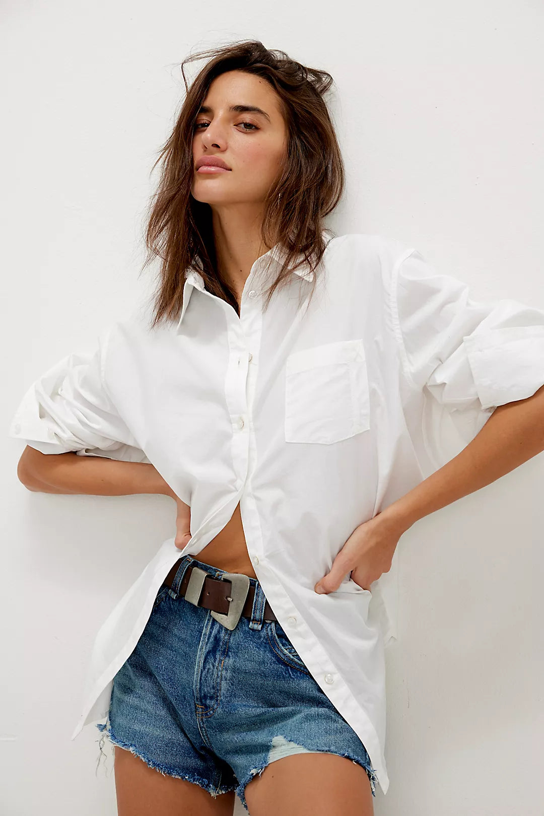 Sabine Tailored Shirt - White