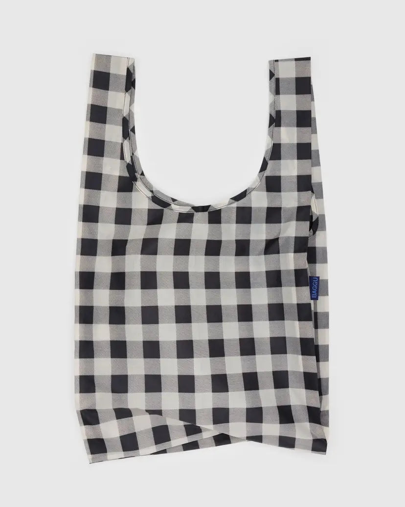 Standard Baggu- Black + White Big Check