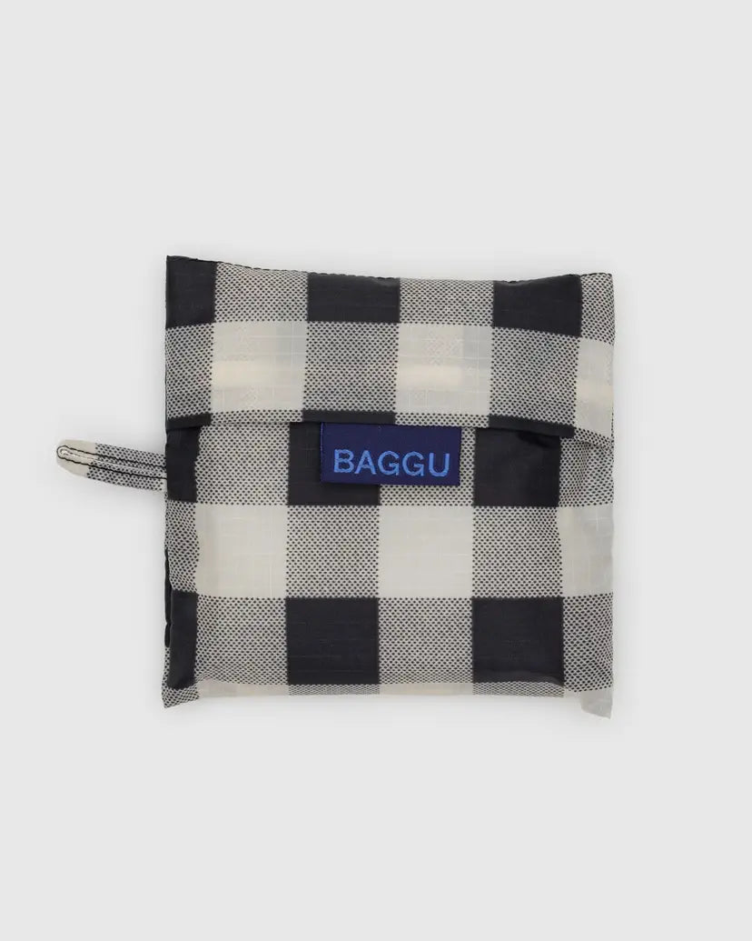 Standard Baggu- Black + White Big Check