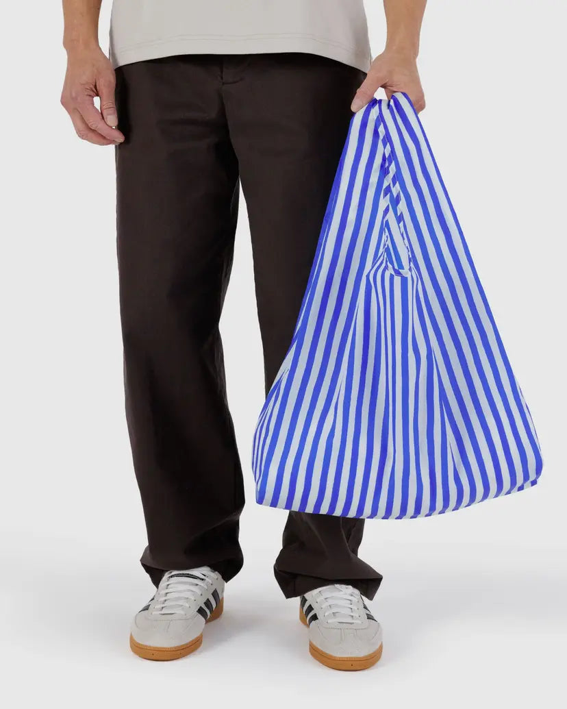Standard Baggu- Painted Blue Stripe