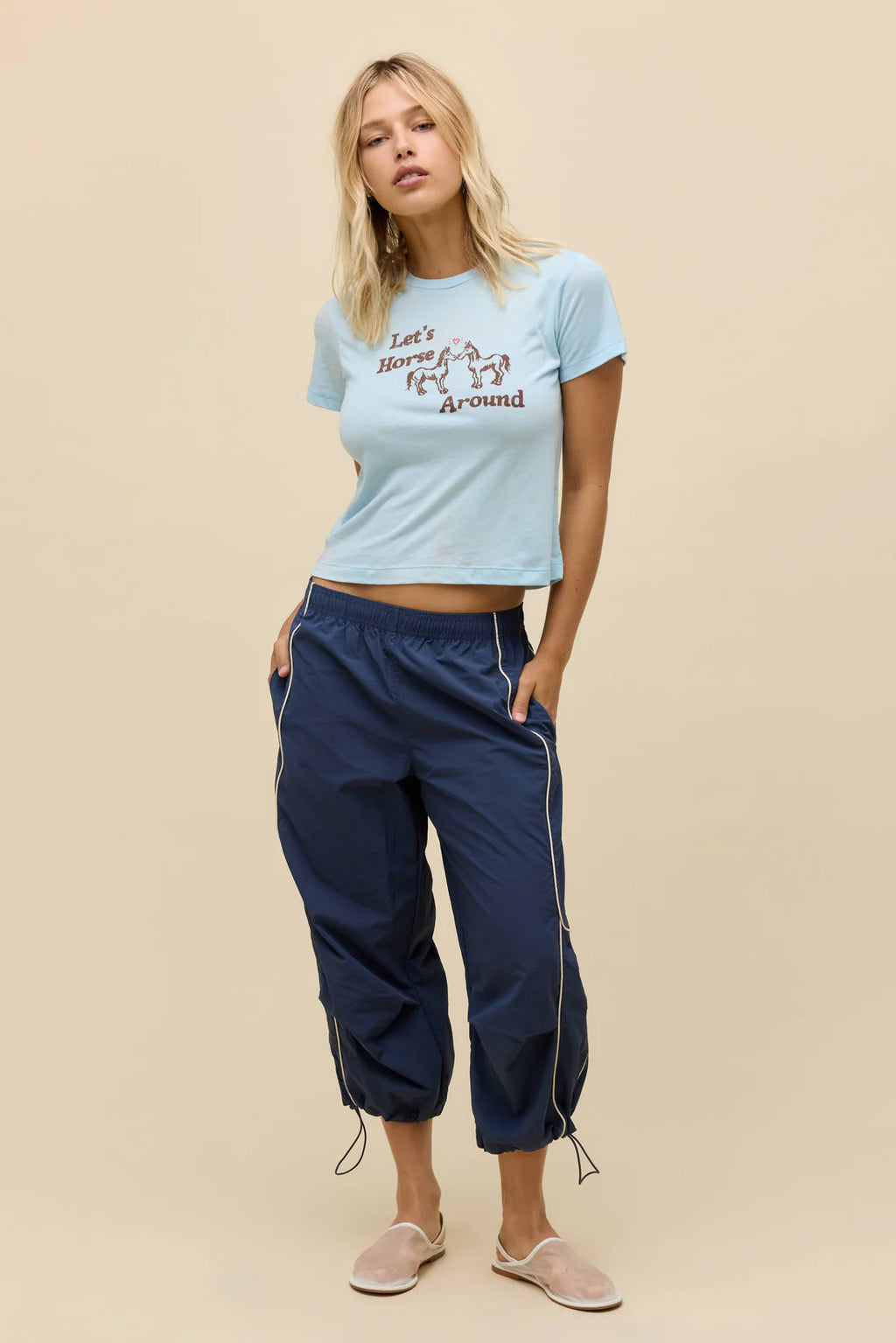 Let's Horse Around Burnout Vintage Tee