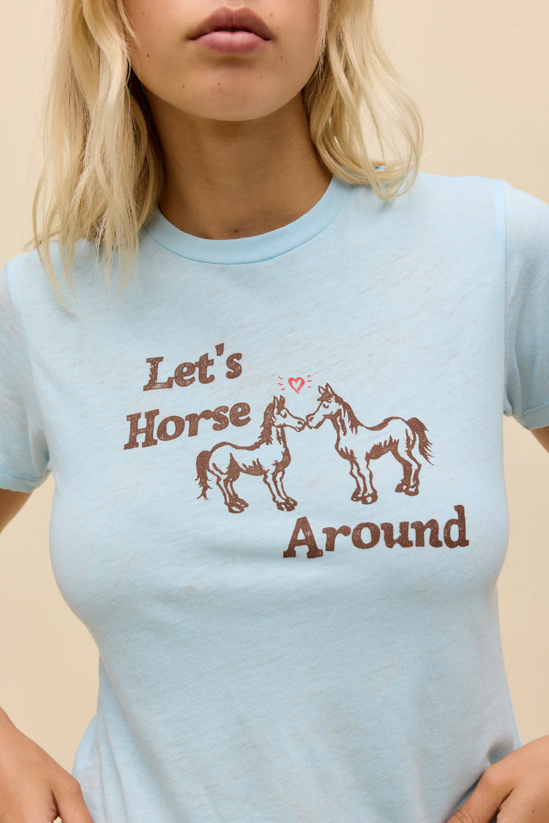 Let's Horse Around Burnout Vintage Tee
