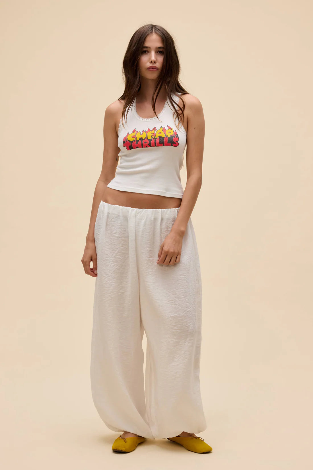 Cheap Thrills Lace Trim Tank