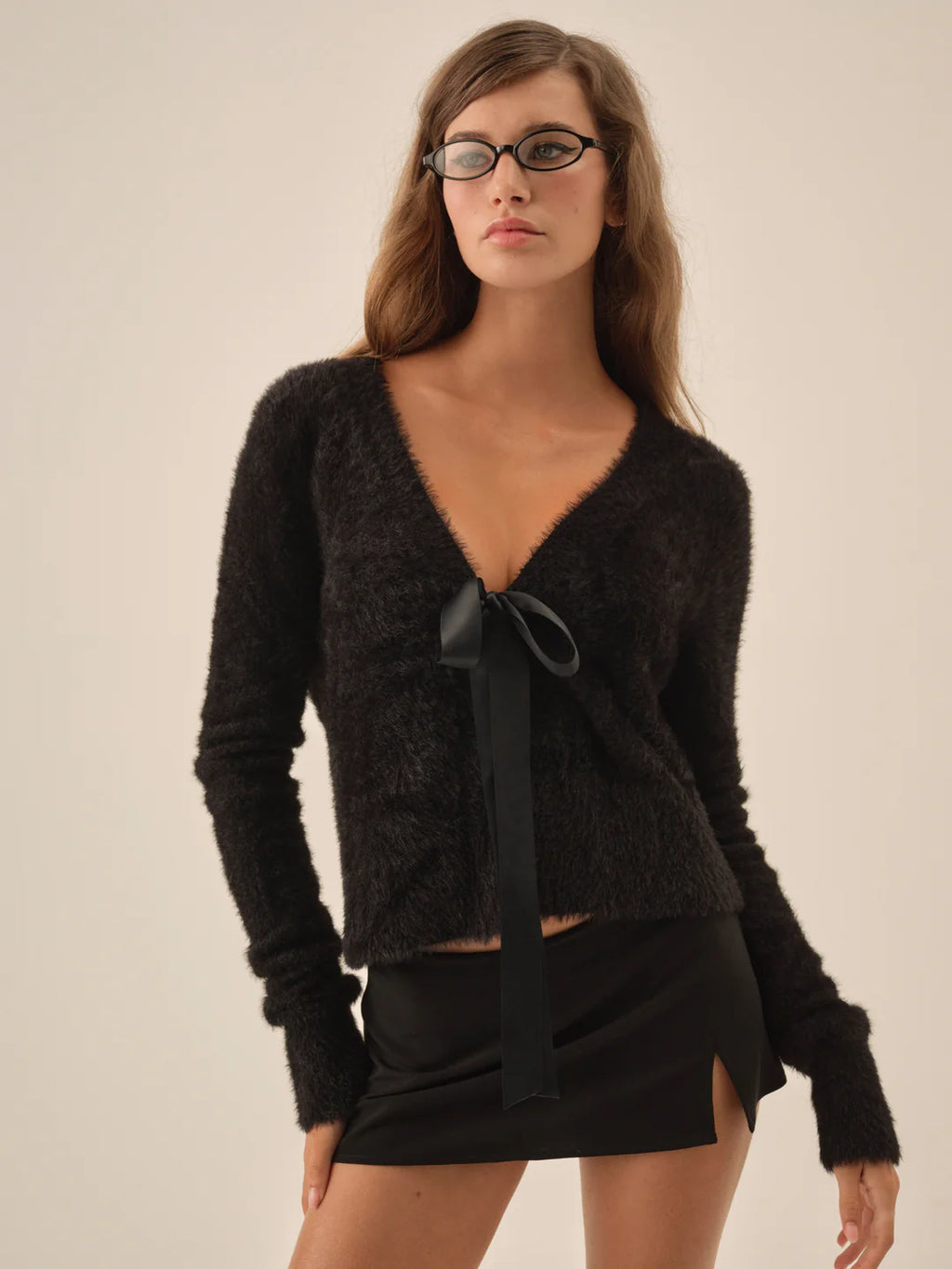 Tayla Knit Cardigan - Black