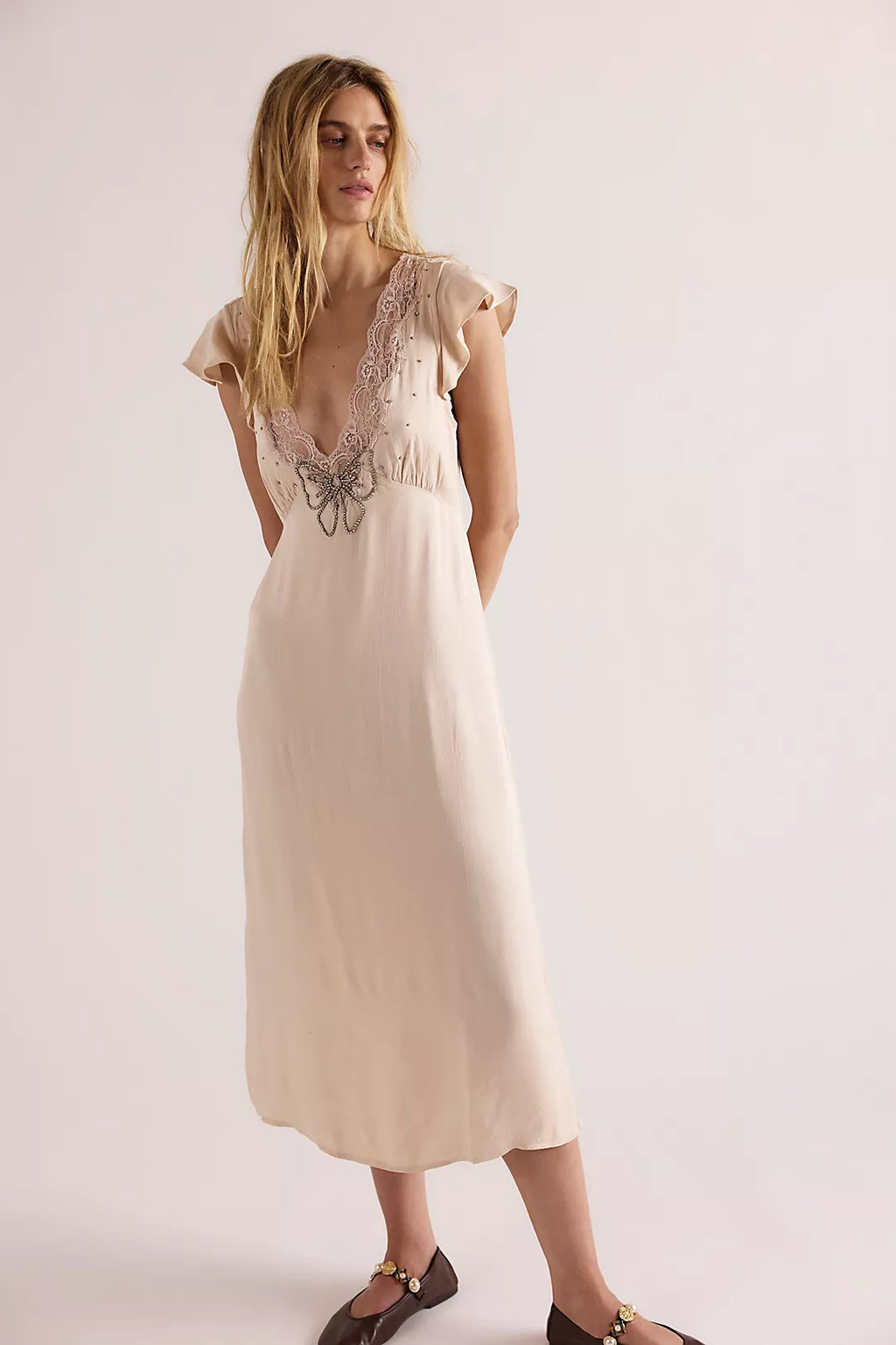 Tied With Joy Midi Dress