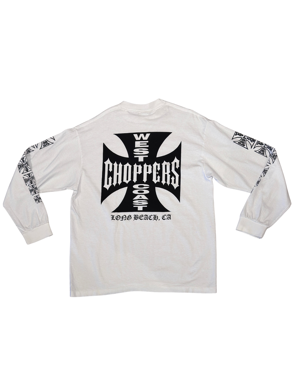 REPRINT White West Coast Choppers LS Tee