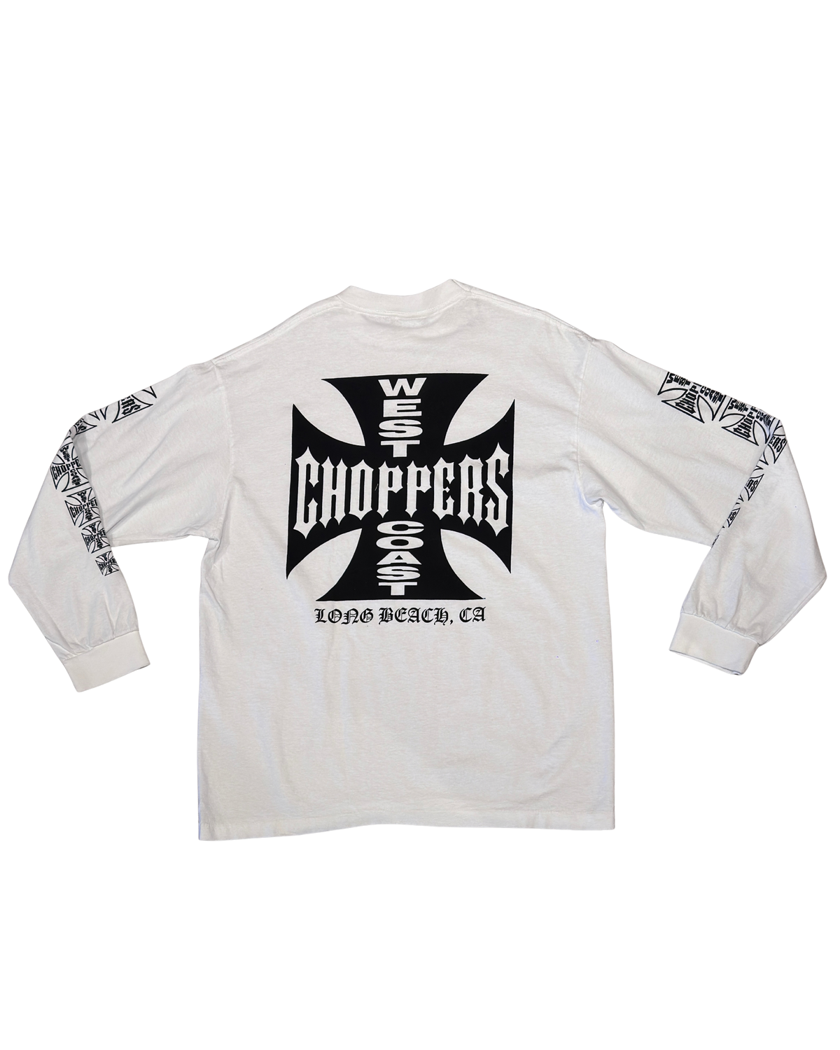 REPRINT White West Coast Choppers LS Tee