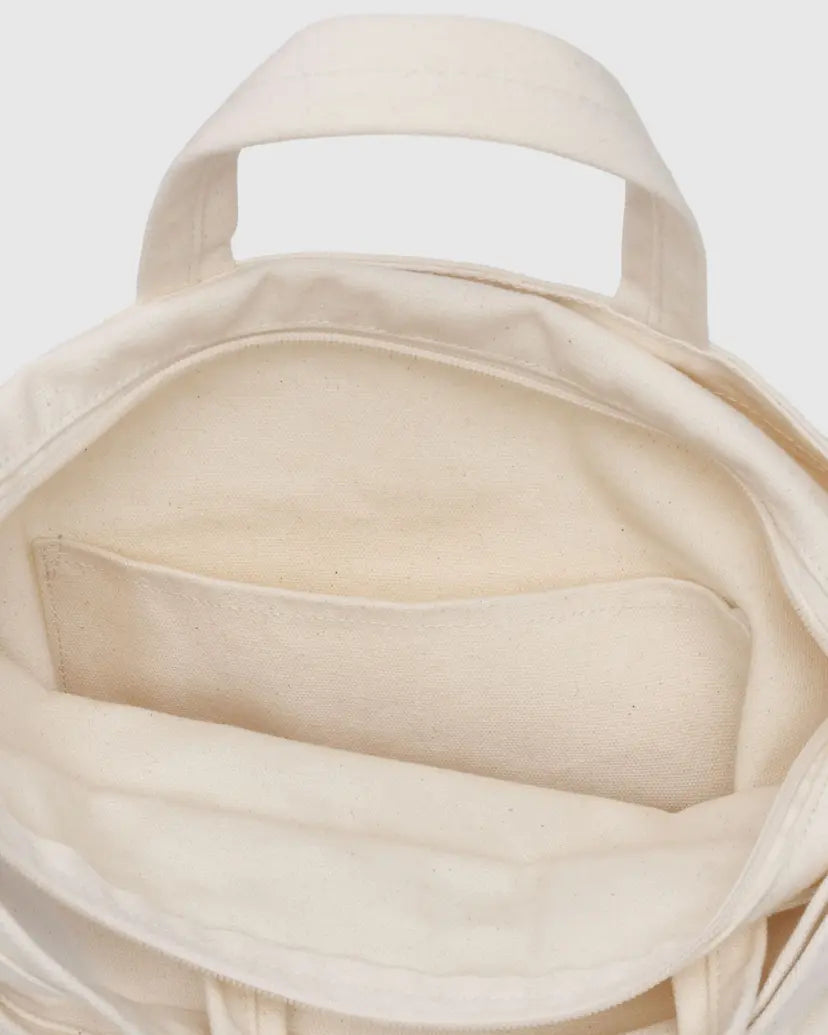 Zip Duck Bag- Natural Canvas