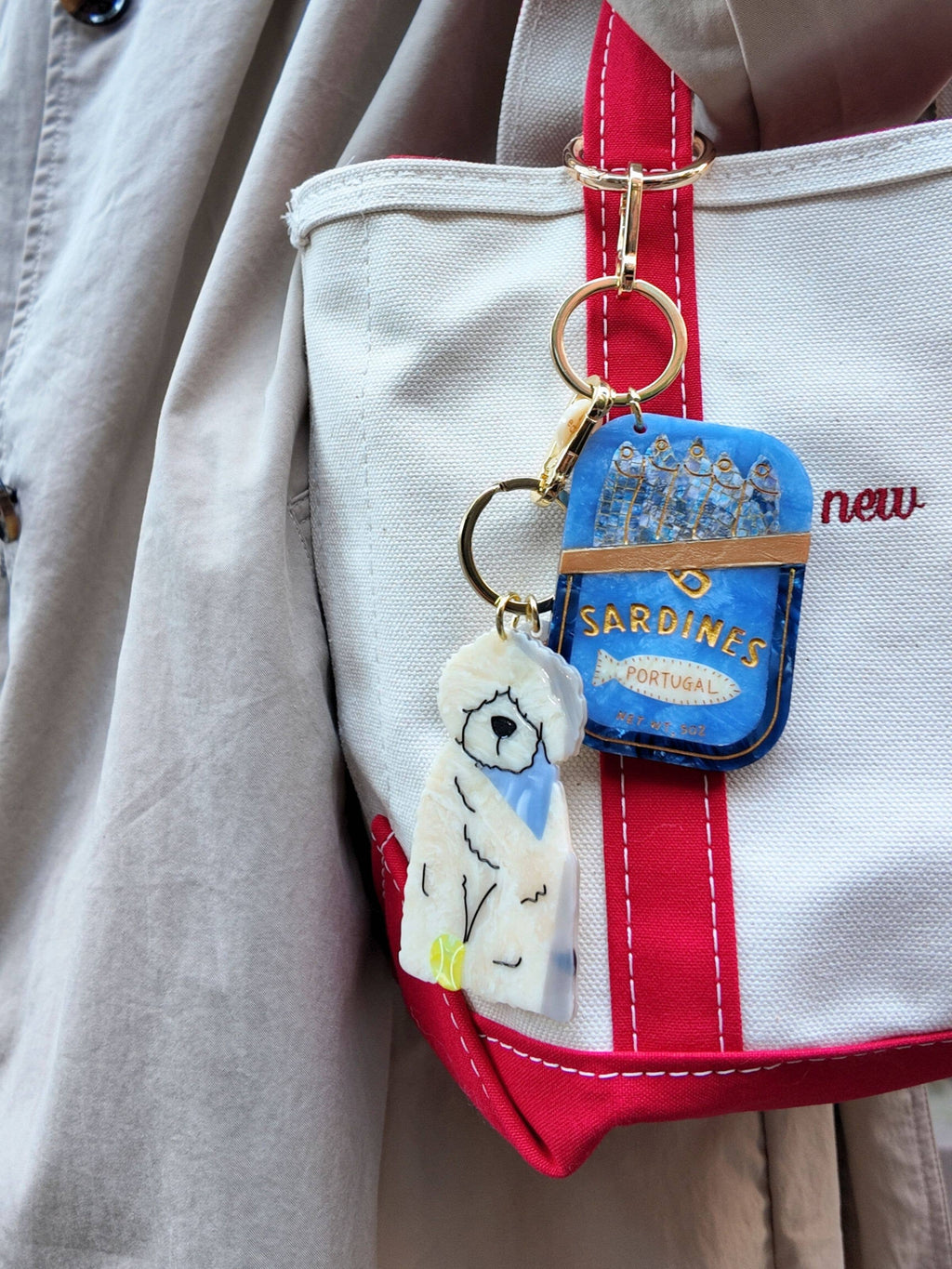 Hand-painted Sardines Claw Hair Clip | Eco-Friendly