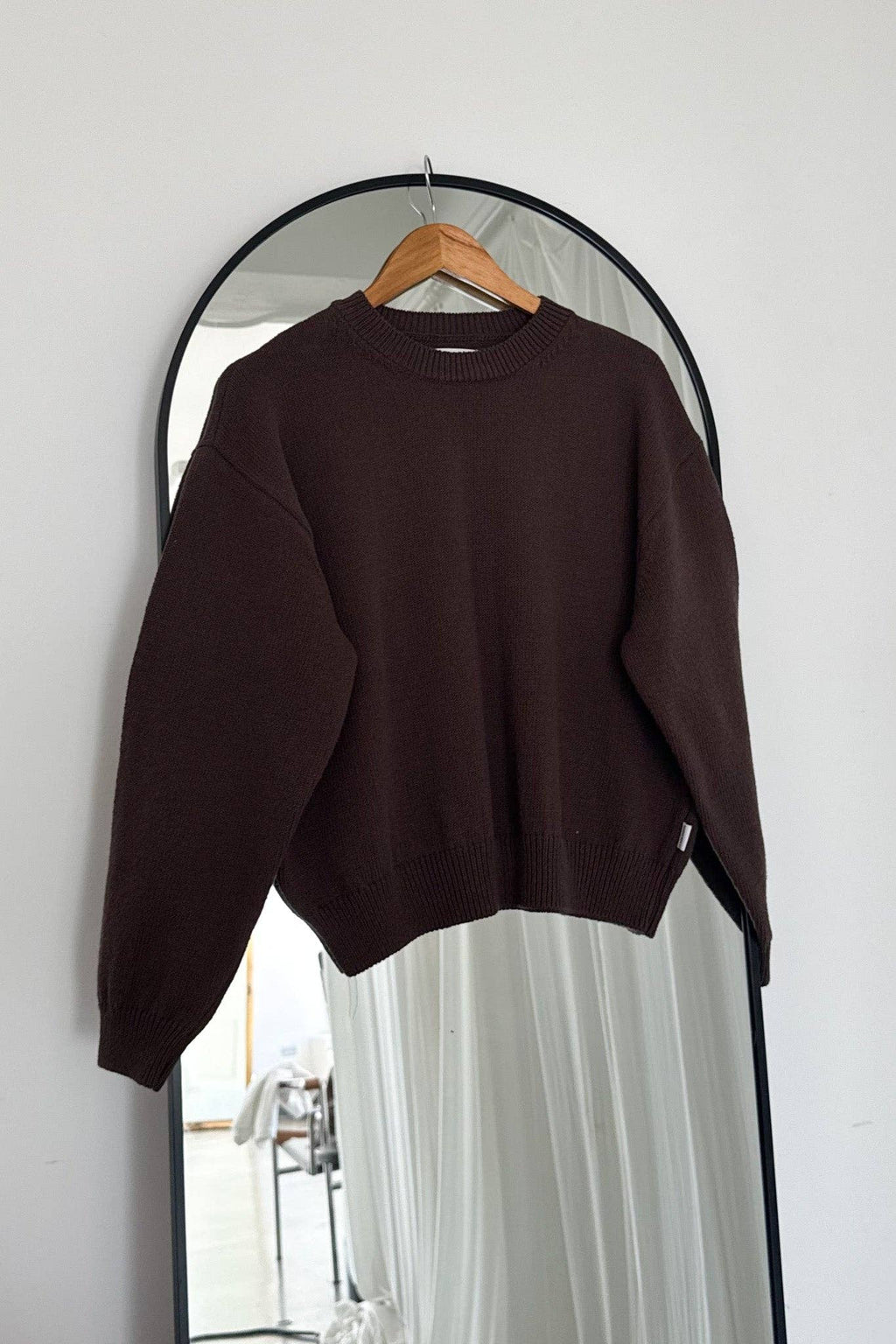 Milo Cotton Sweater - Brown