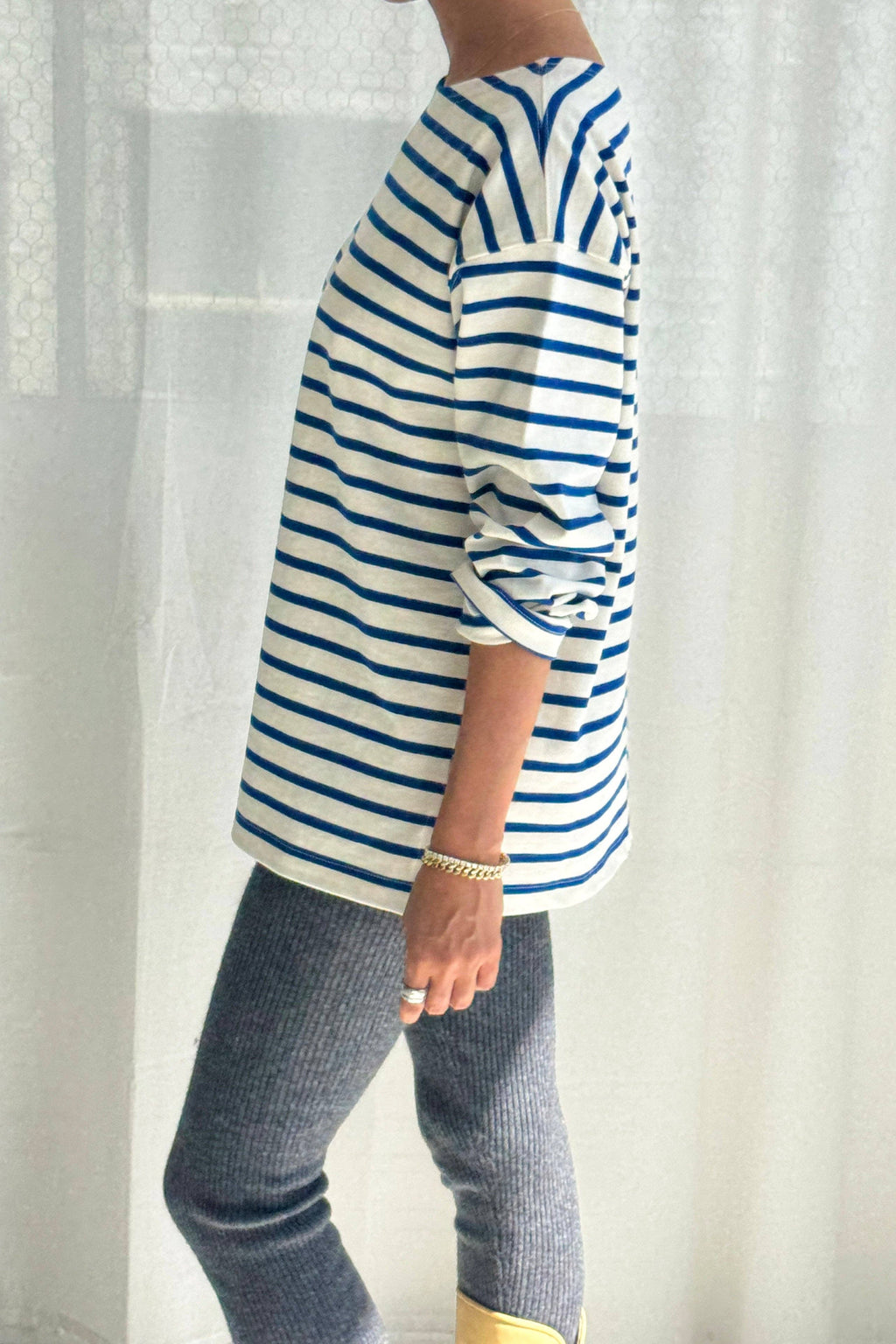 Marseille Top - Blue Stripe
