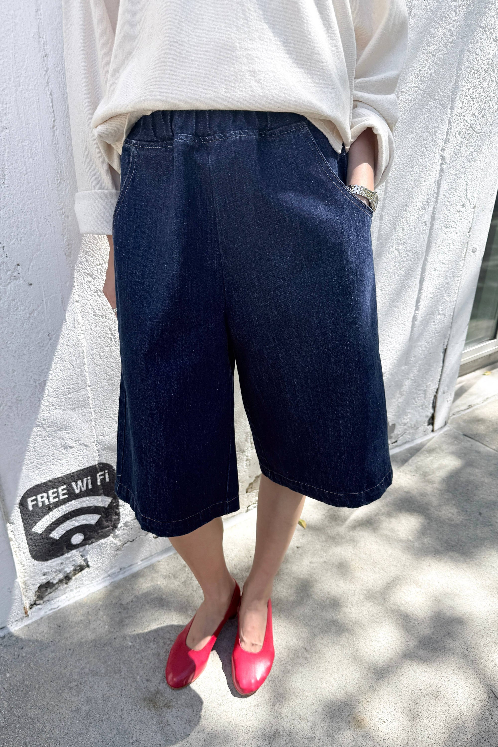 Liam Bermuda Shorts - Raw Denim