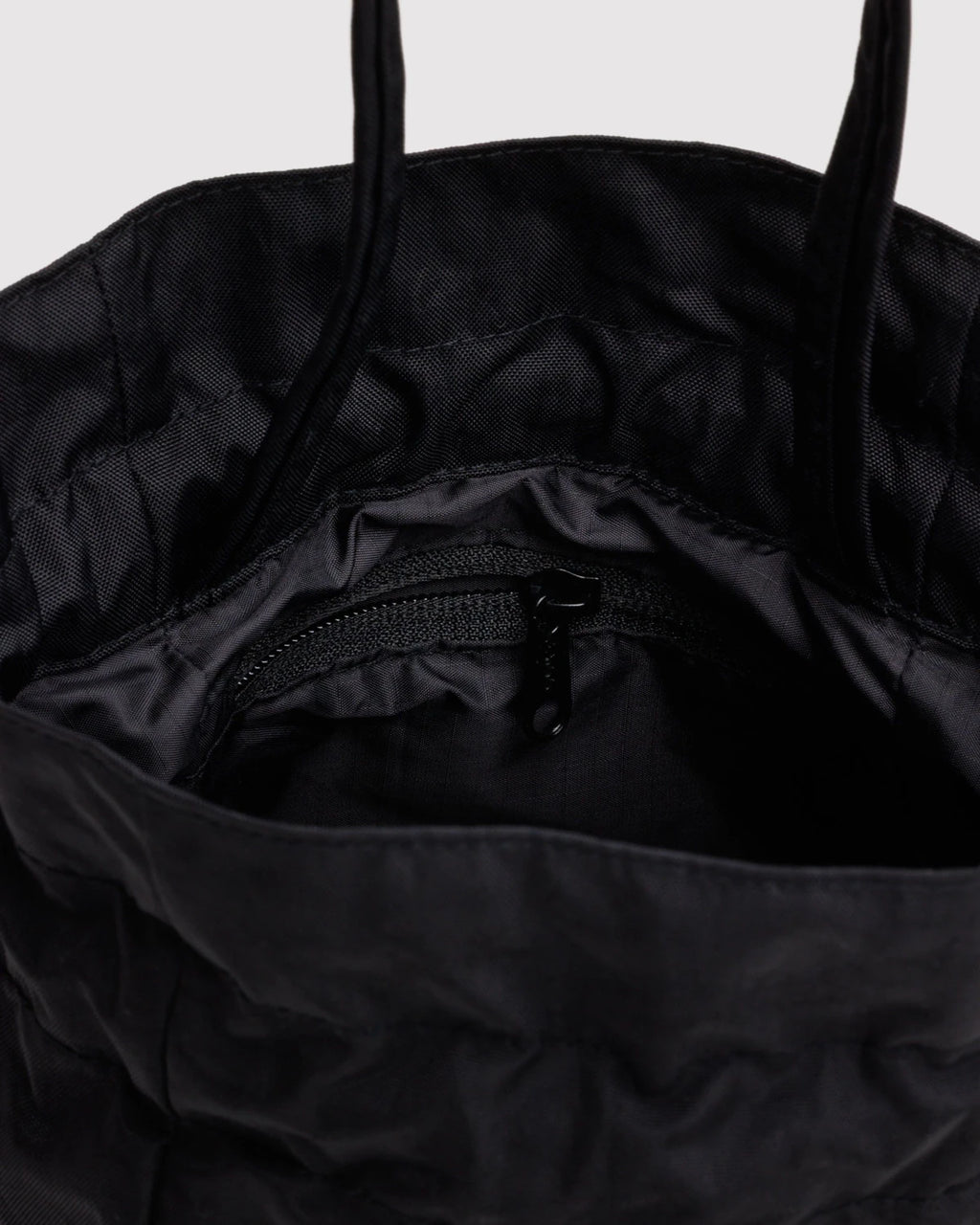 Nylon Drawstring Bag- Black