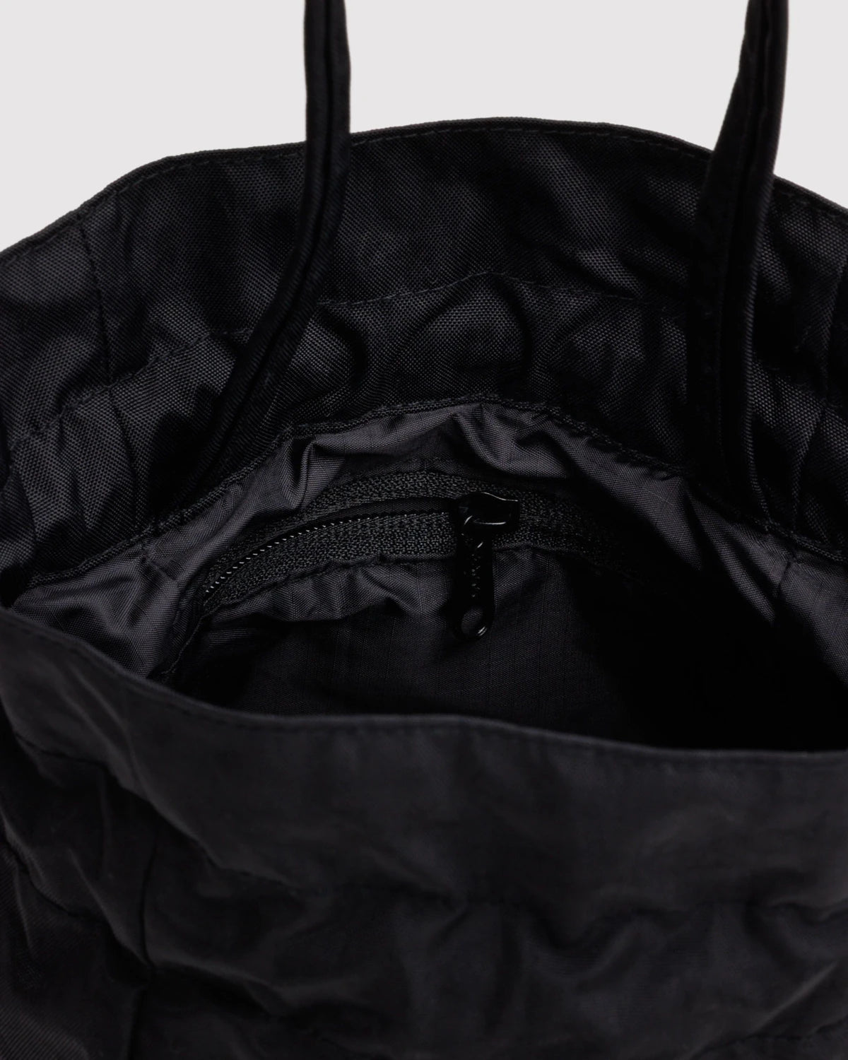 Nylon Drawstring Bag- Black