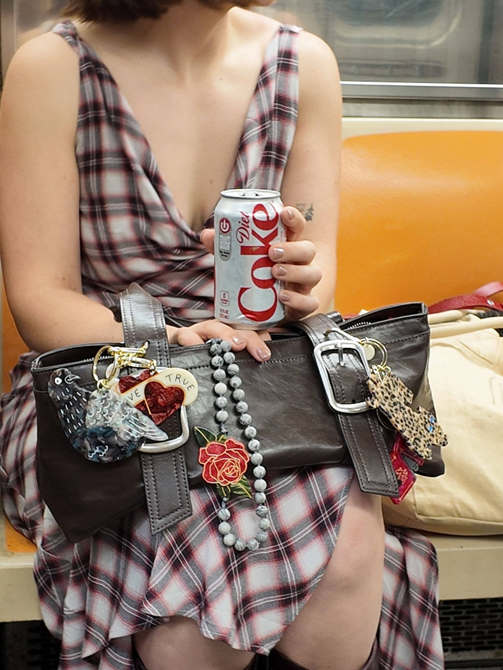 Hand-painted True Love Bag Charm + Keychain | Eco-Friendly