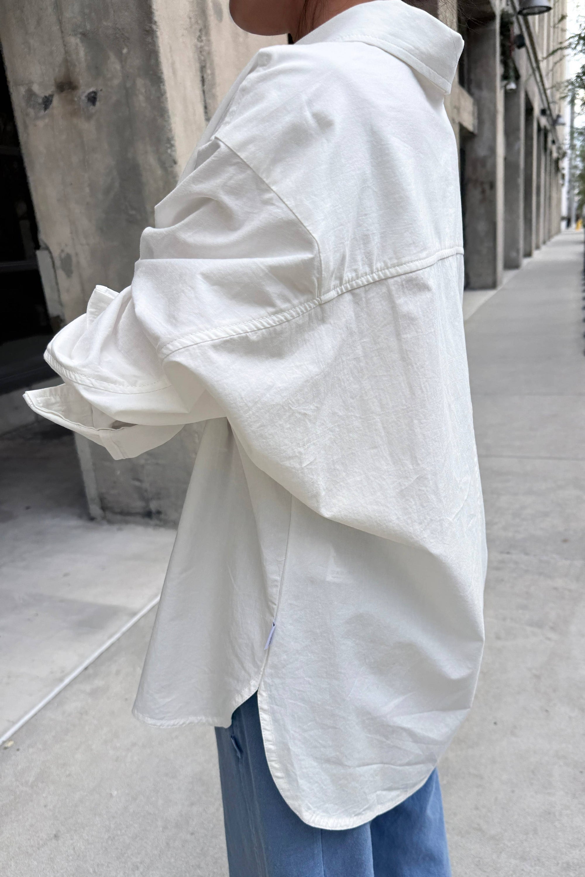 Light Weight Owen Shirt  - White