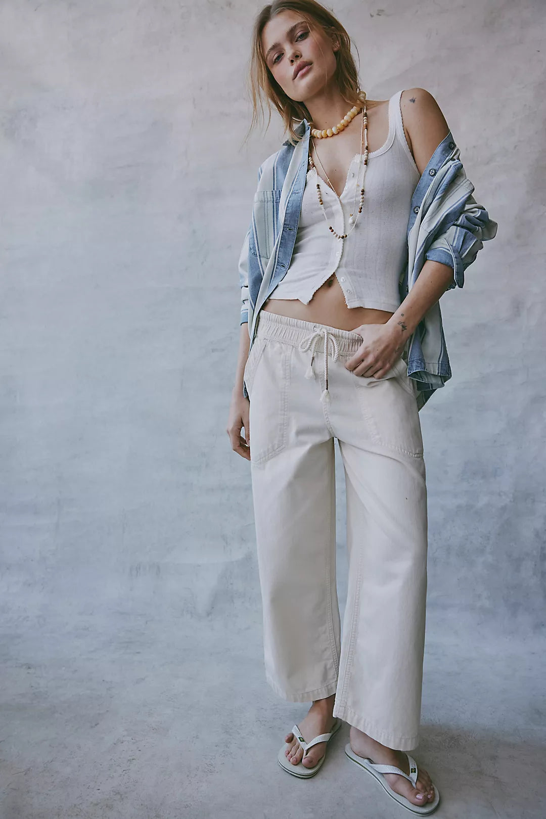 Easy Peasy Pull On Jeans - Irie