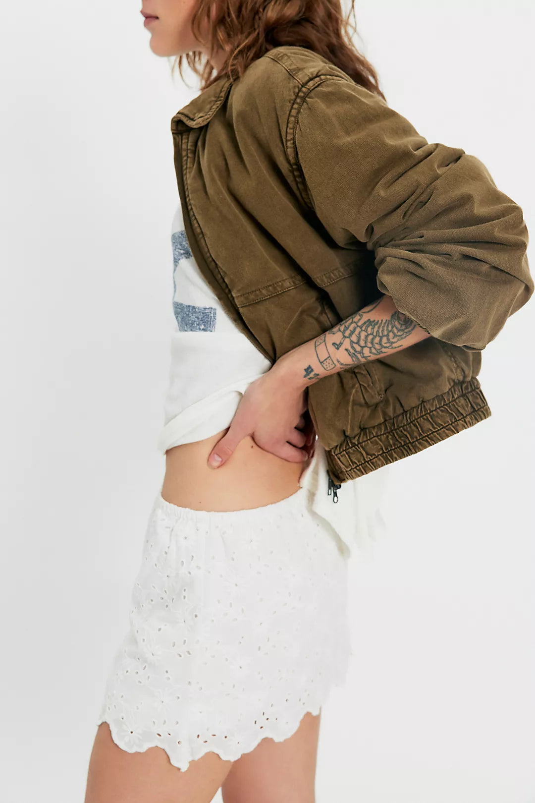 Eyes on You Skort - Ivory