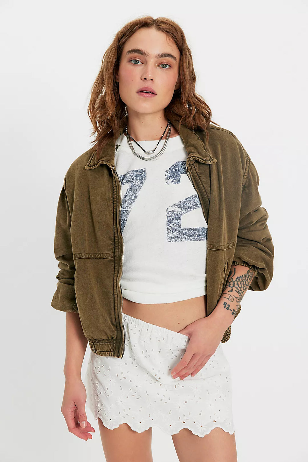 Eyes on You Skort - Ivory