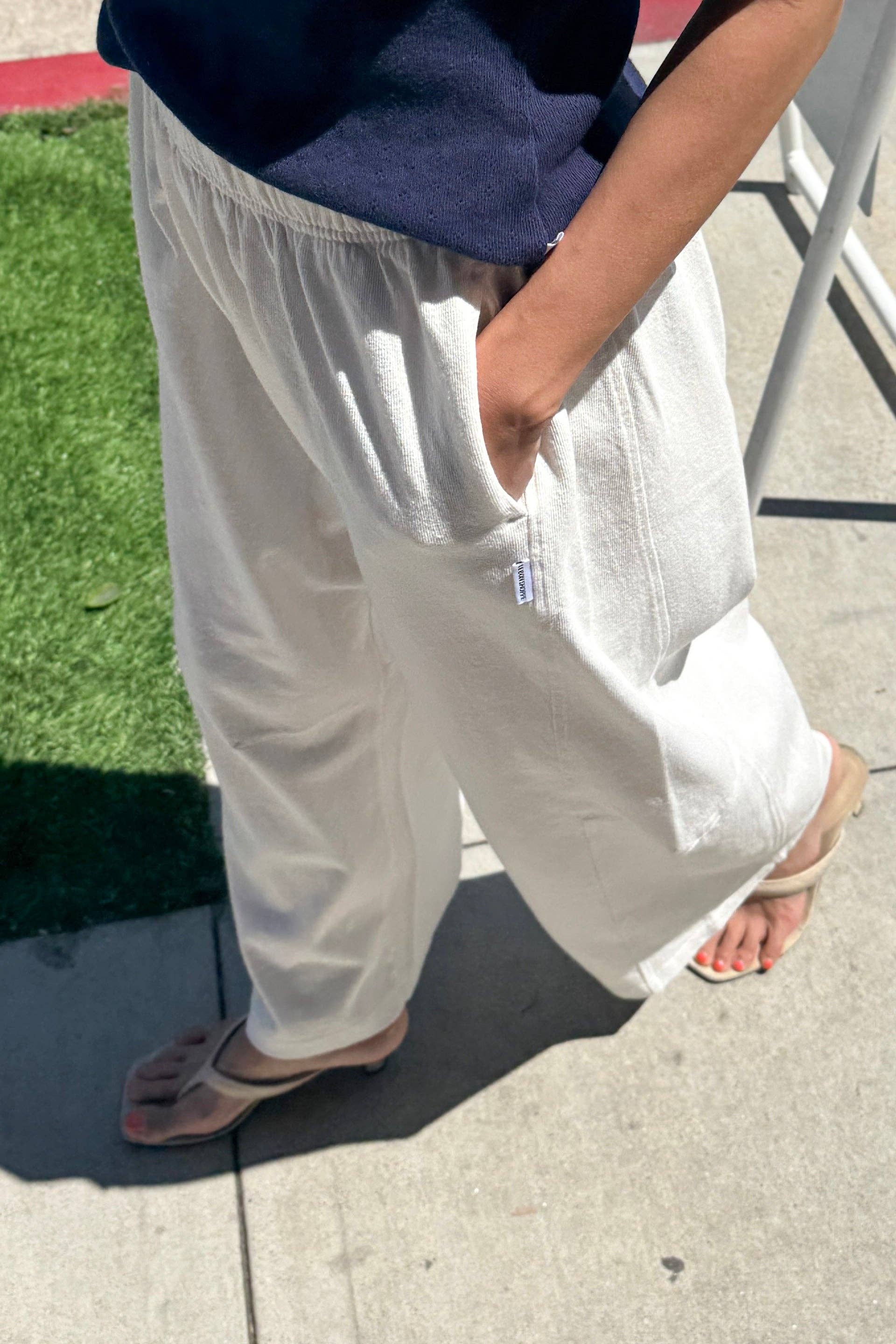 Bare Pants - White