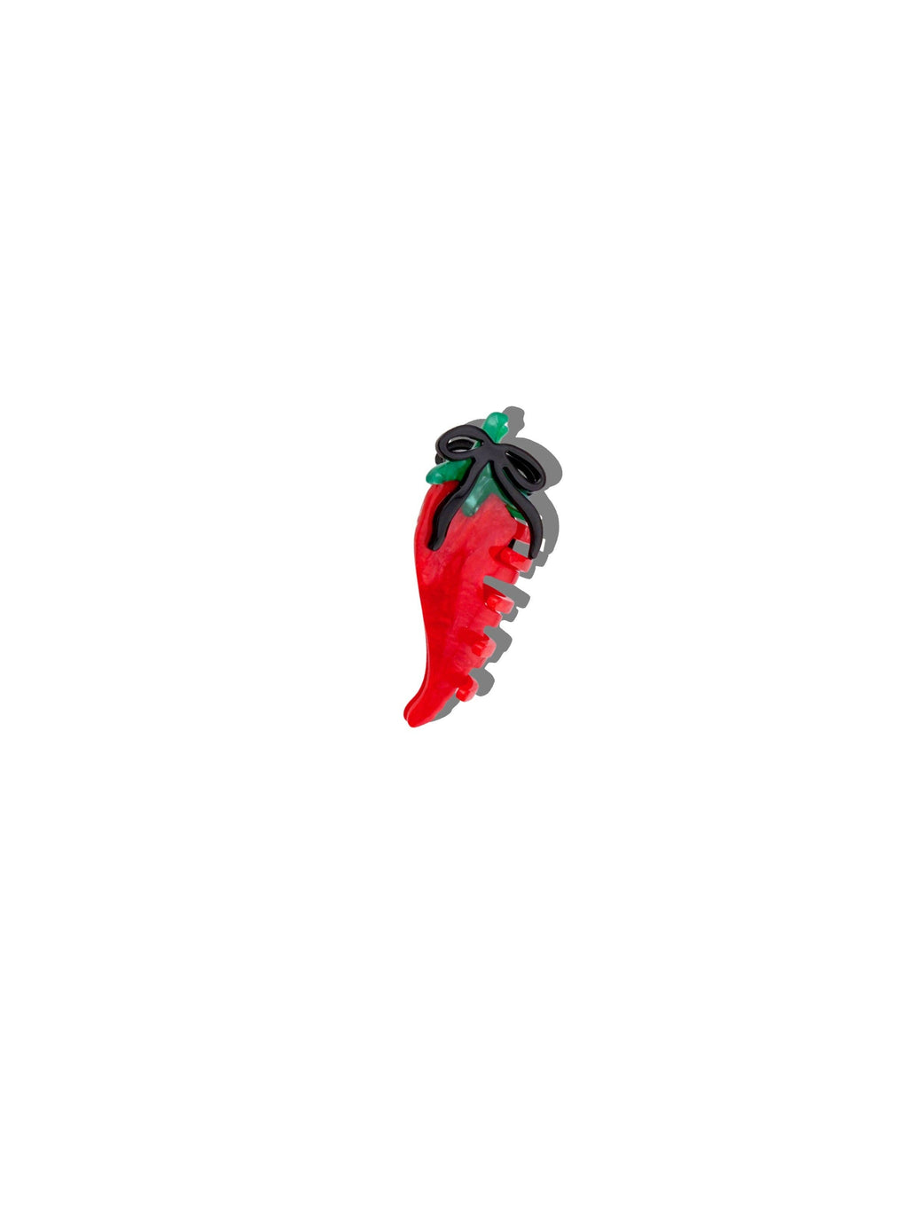Hand-painted Basque Pepper Claw Hair Clip