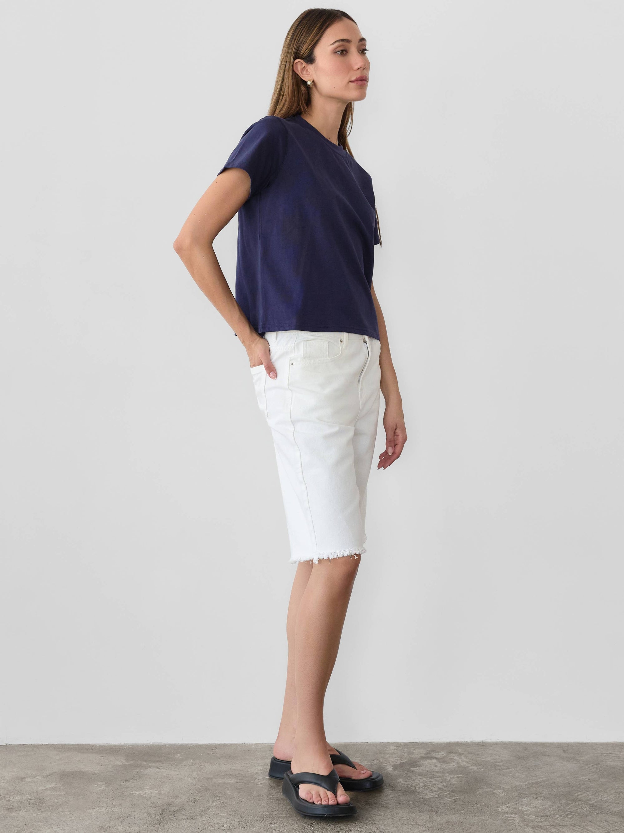 The Lanie Top - Navy