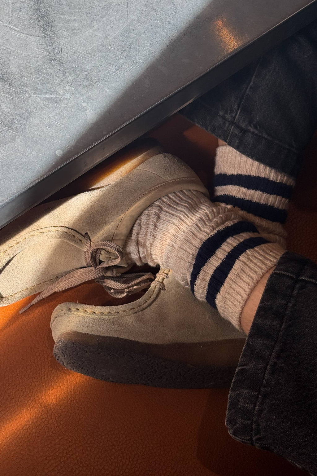 Cottage Varsity Socks - Oatmeal