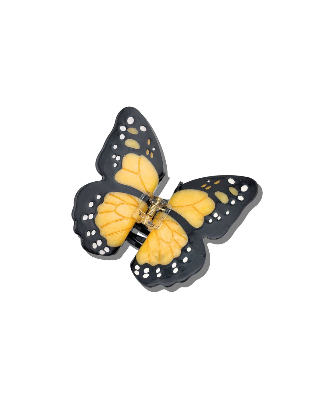 Hand-painted Monarch Butterfly Claw Hair Clip - Lavender