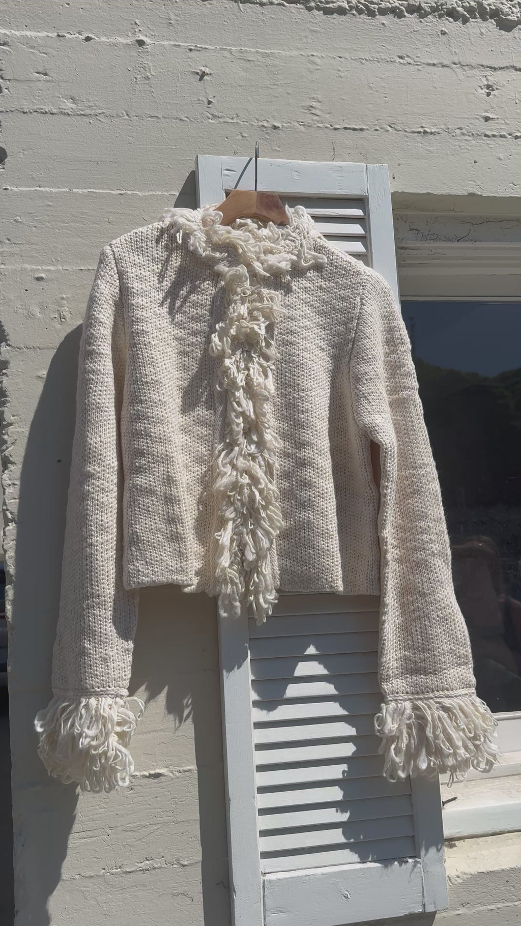 Consuelo Fringe Knit Jacket